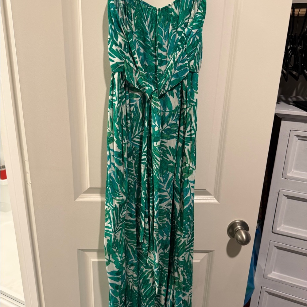 Lush Tropical Green Kids One Piece